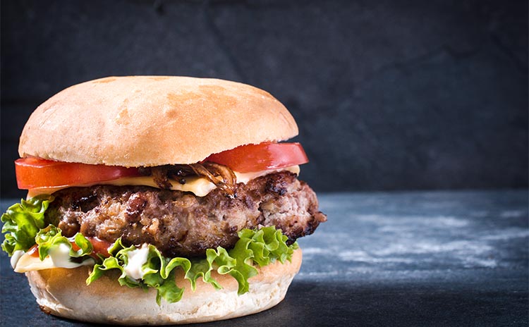 burger stock photo